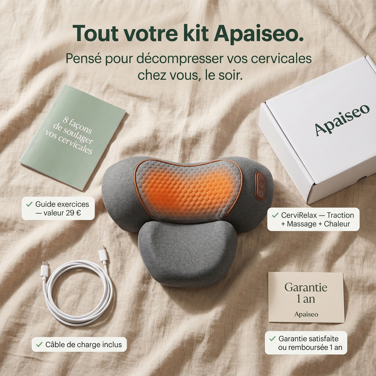 CerviRelax® | Masseur Cervical